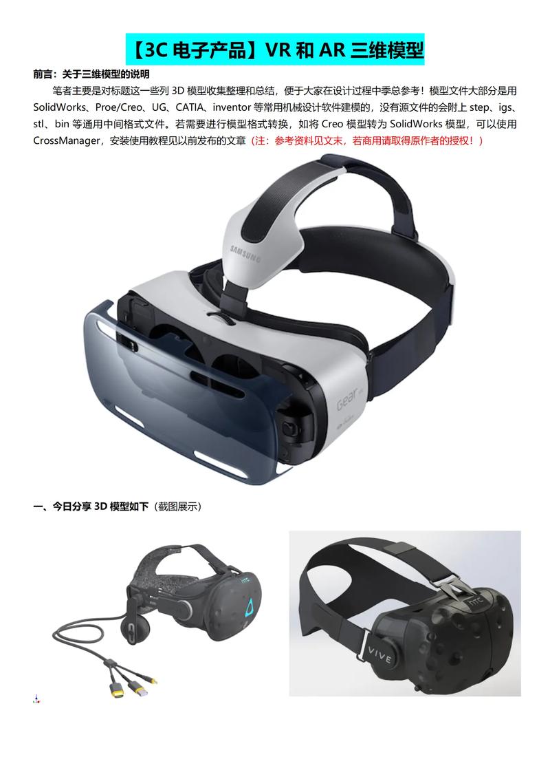探秘3C未來 VR與AR三維模型的奇幻世界